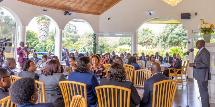 Your performance is pegged on trade, Gachagua to new envoys