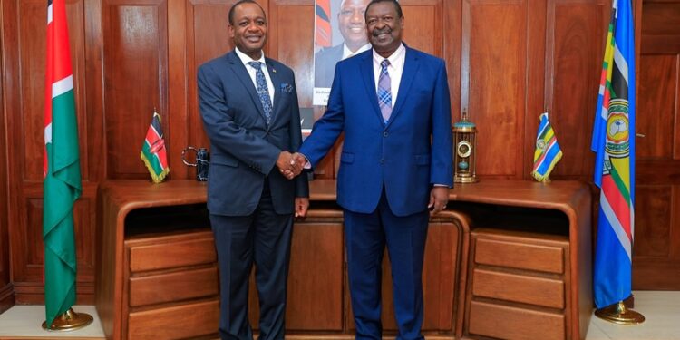 Trade, KQ direct flights, Raila’s AU bid top agenda in Mudavadi trip to Namibia