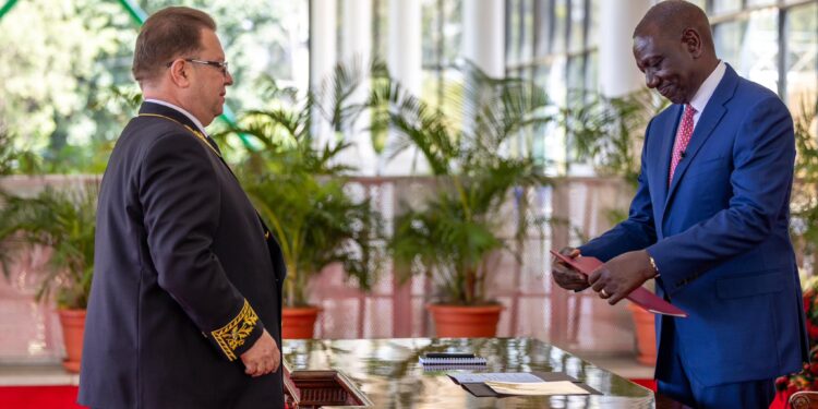 Russia, Japan envoys present credentials to President Ruto