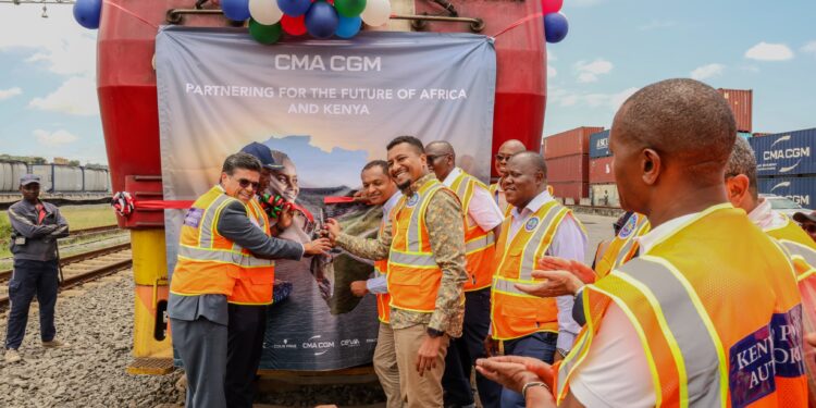 French shipping giant launches Mombasa–Nairobi freight train